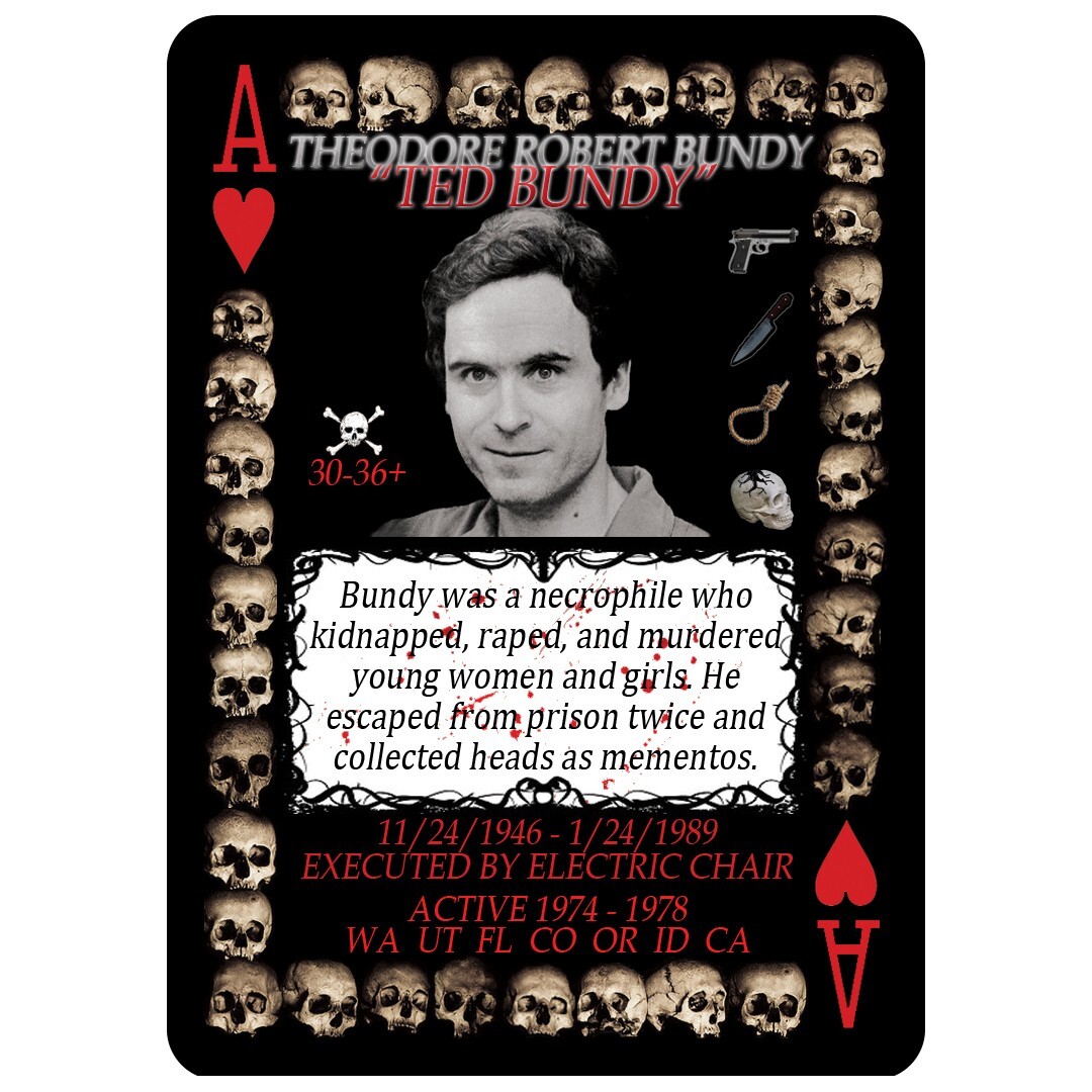 Serial Killer Playing Cards - RARE Collectible True Crime