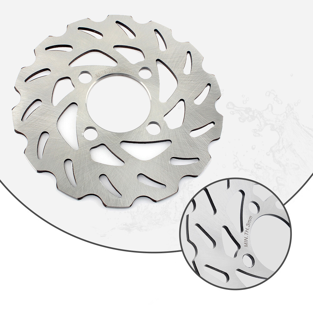 Front & Rear Brake Disc Rotors & Pads for Yamaha Banshee 350 YFZ 350 1990-2006