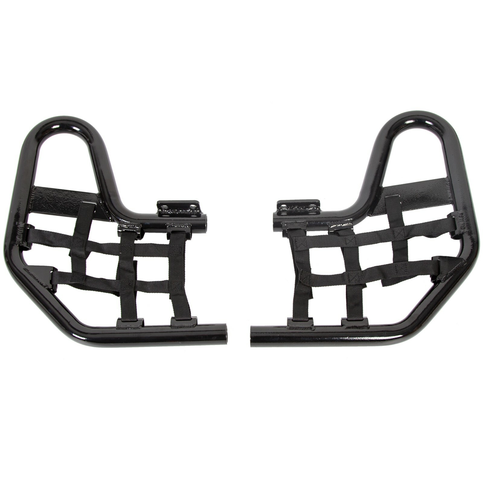 Aluminum Nerf Bars Black bar Black nets For Honda TRX 250EX 250X Pair set 01-20