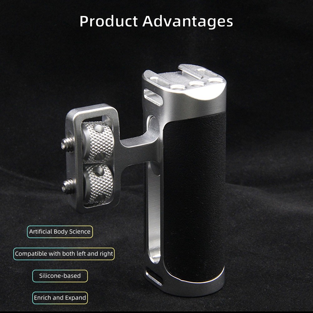 Mini Side Handle Camera Camera Cage Side Handgrip Aluminum Adjustable Hand Grips