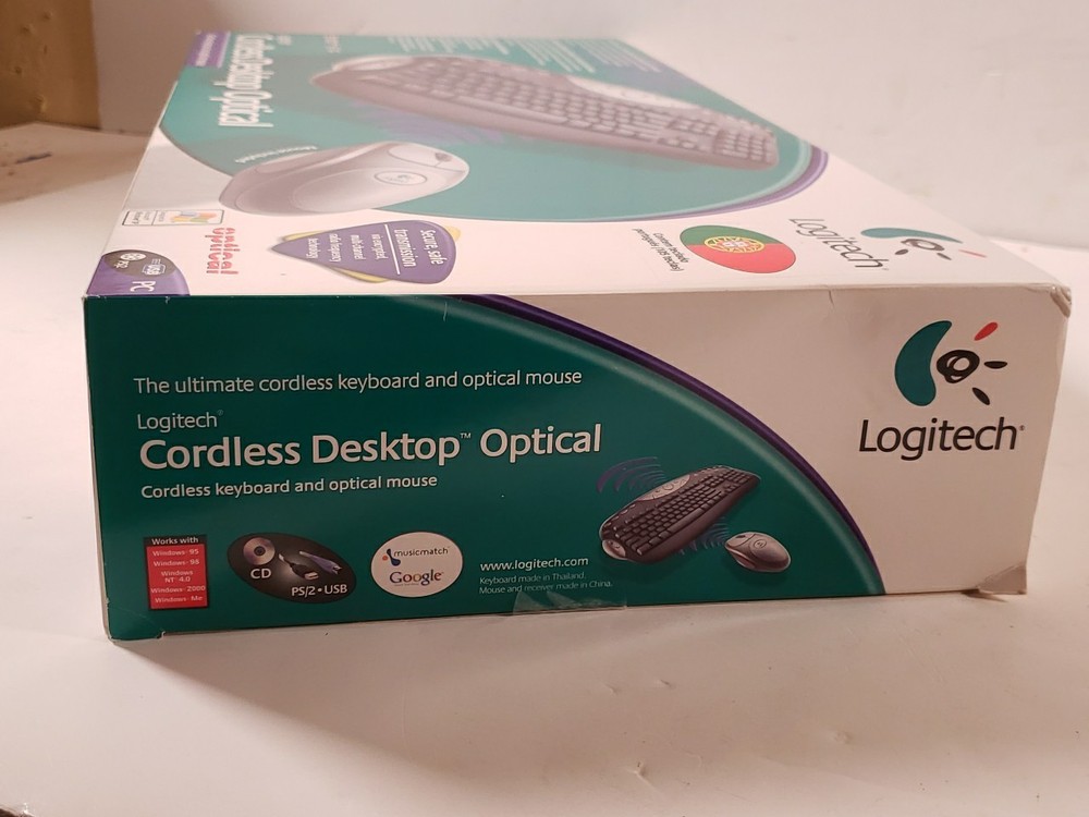 Logitech Cordless Desktop Optical, 967091-0110, Keyboard&Optical Mouse