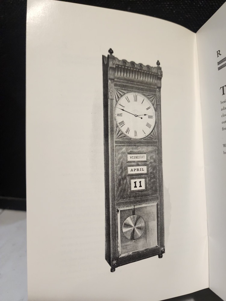 Prentiss Clocks Catalog Reprint Calendar Clocks Program Systems