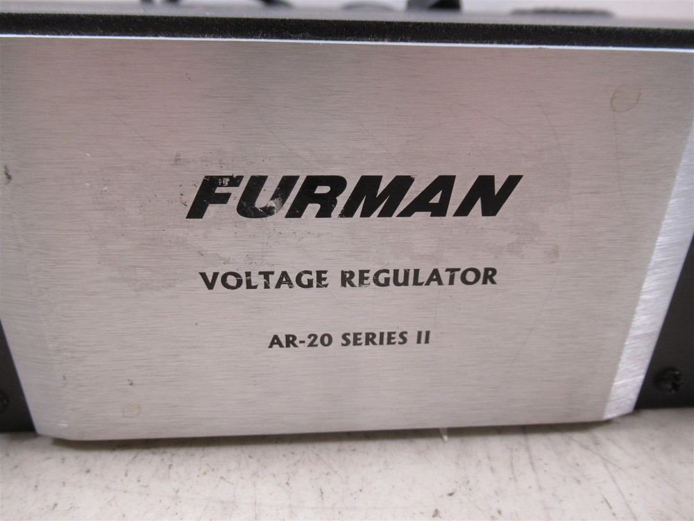 Furman Voltage Regulator AR-20 Series II Rack Mount Unit