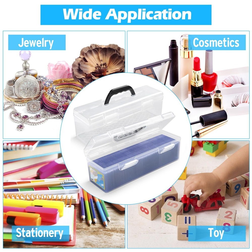 Storage Box For Toploader, Trading Card Storage Box, Card Storage Box Plastic...