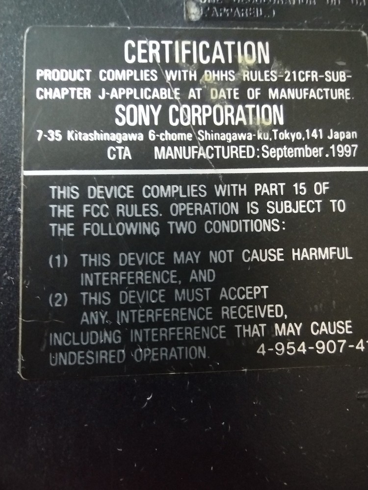 Sony Discman Bass Boost D-151