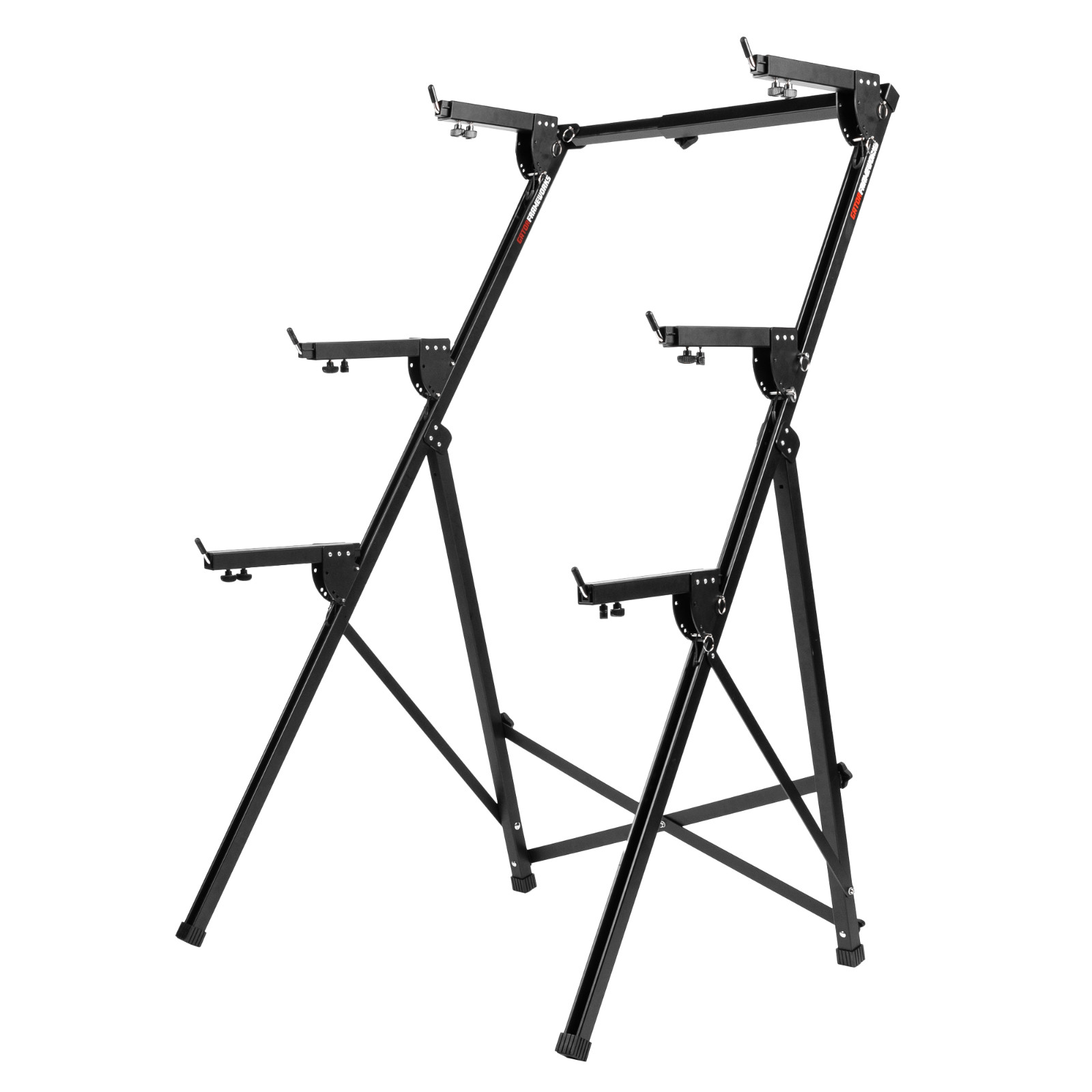 Gator Frameworks Keyboard Stands Series A-Frame Style with 3-Tiers Adjustable