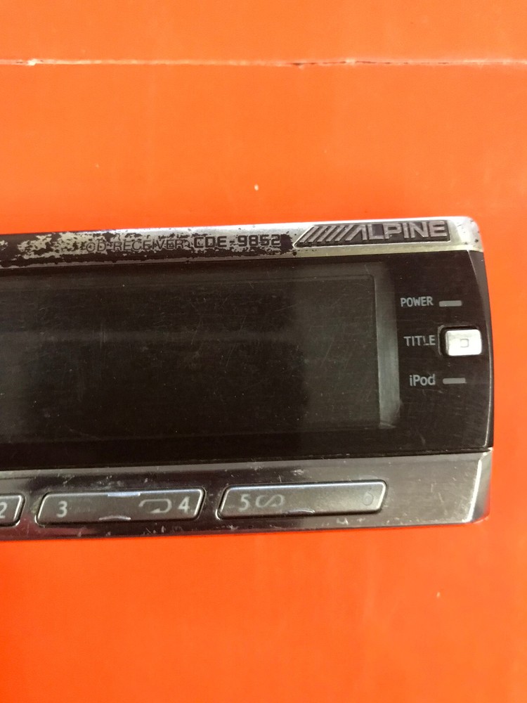 Alpine CDE-9852 Face Faceplate