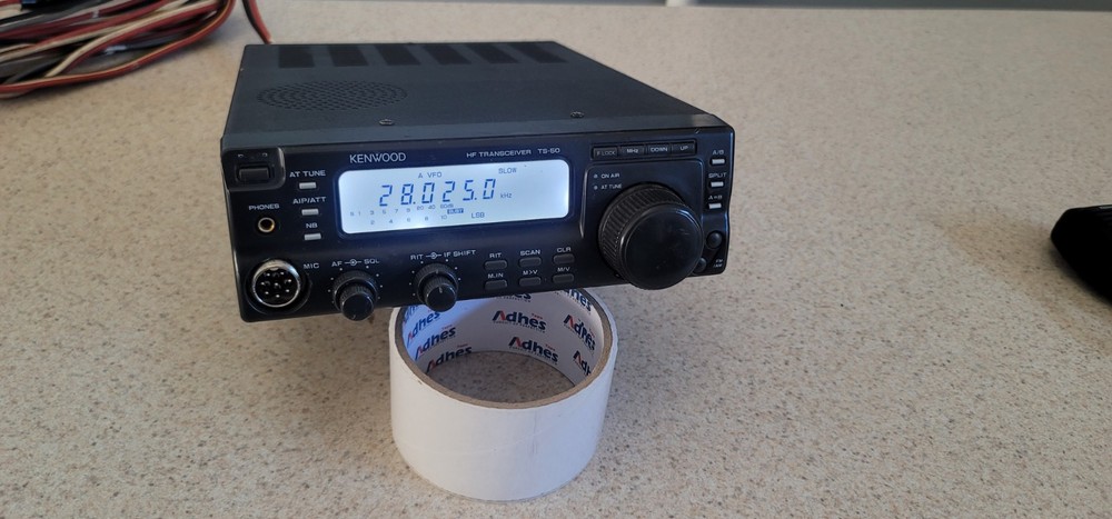 KENWOOD TS 50S HF TRANSCEIVER WHITE LEDS