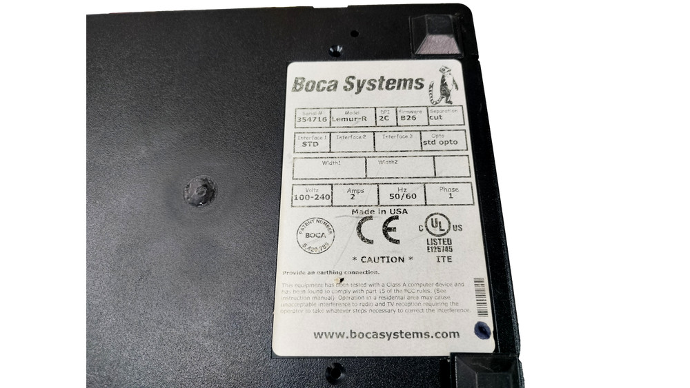Boca Systems Lemur-R Ticket Printer