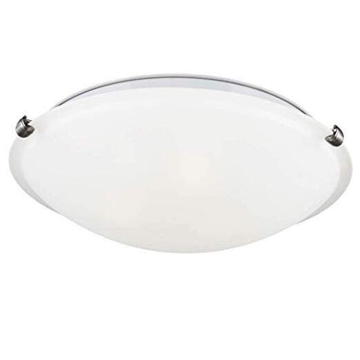 7543502-962 Two 7543502-962-Two Light Ceiling Flush Mount, Brushed Two - Light