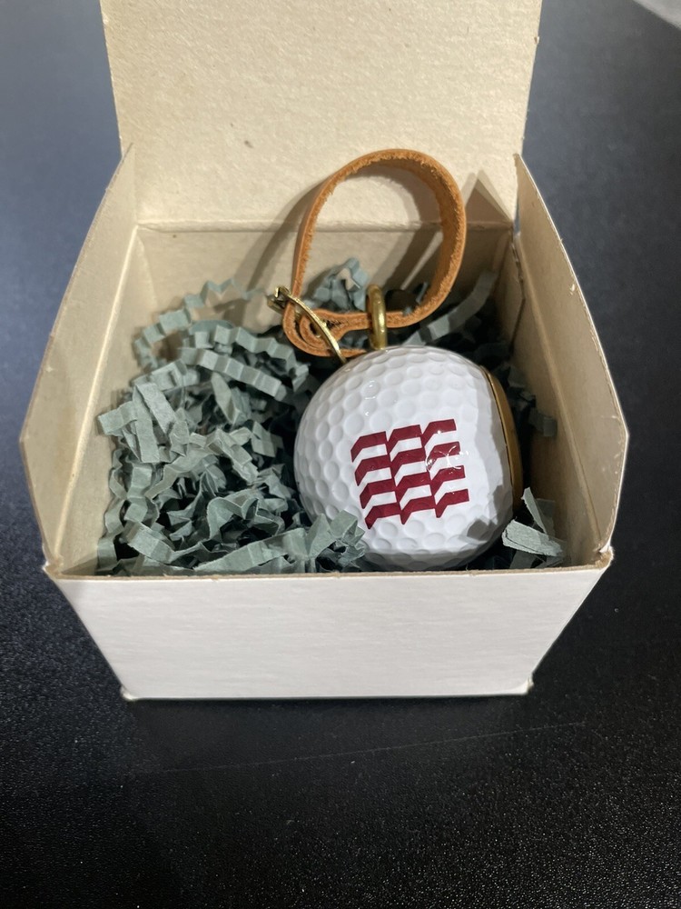 RARE - TC2 Tour 3 GOLF BALL QUARTZ CLOCK - SILCON ELECTRONICS WITH LEATHER STRAP