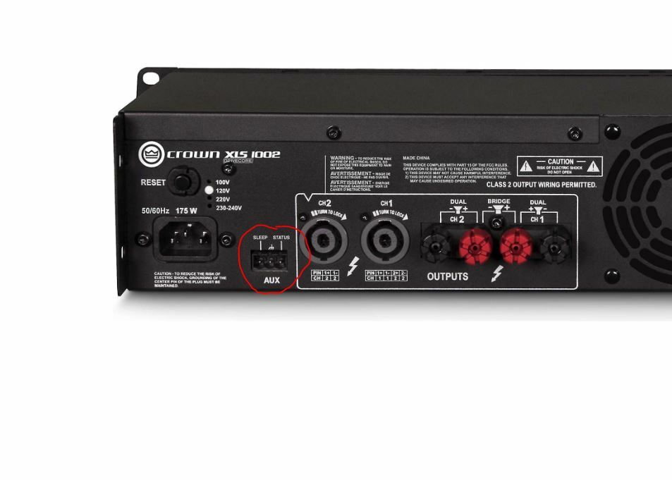 3-Pin Power Ground Remote Plug DSP Digital Signal Processor DS18 DSP4.8BTM
