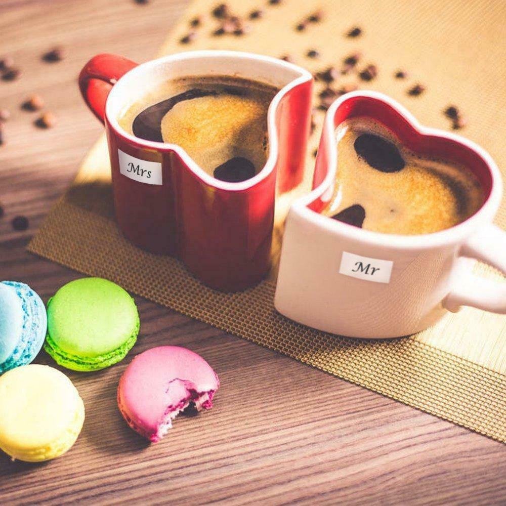 5PK For Dymo D1 Label Tape 12mm Black on White 45013 S0720530 Cassette 1/2