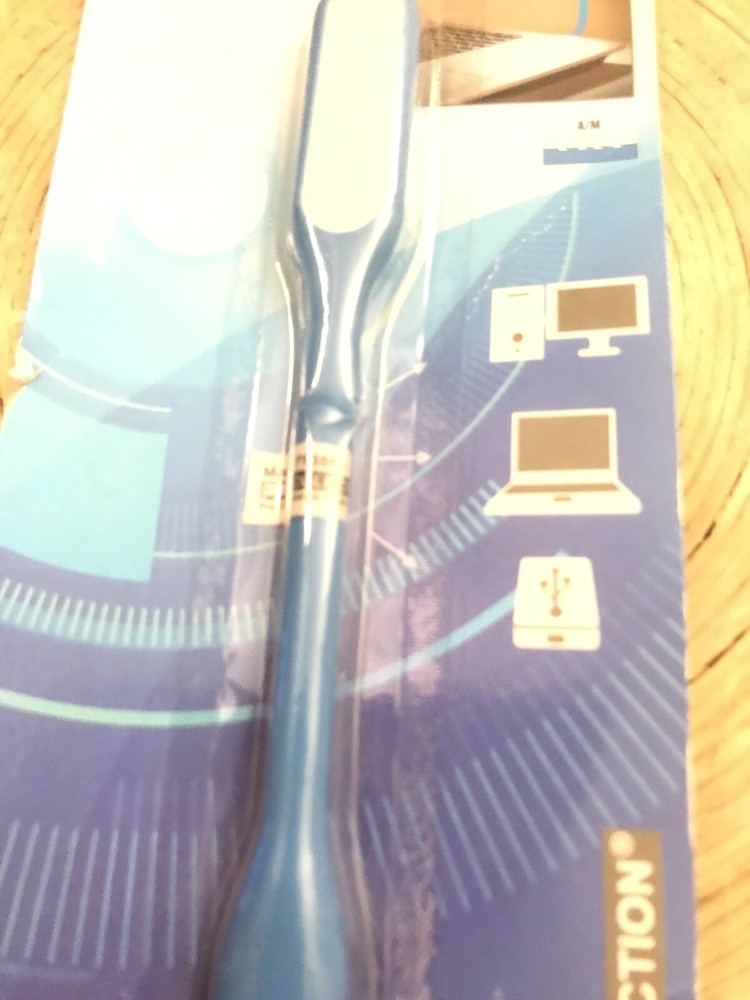 Flexible Blue Mini USB LED Light Lamp 4 Computer Notebook Laptop Reading Bright