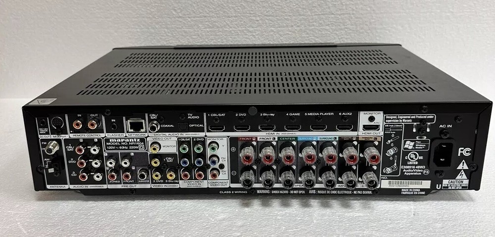 Marantz NR1604 Receiver Bundle With Remote Tested & Working!