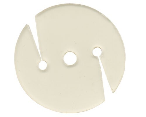 144:Osborne Covered Button Kit-Nylon Super Hook, Soft Shells,Poly Washer Size:30