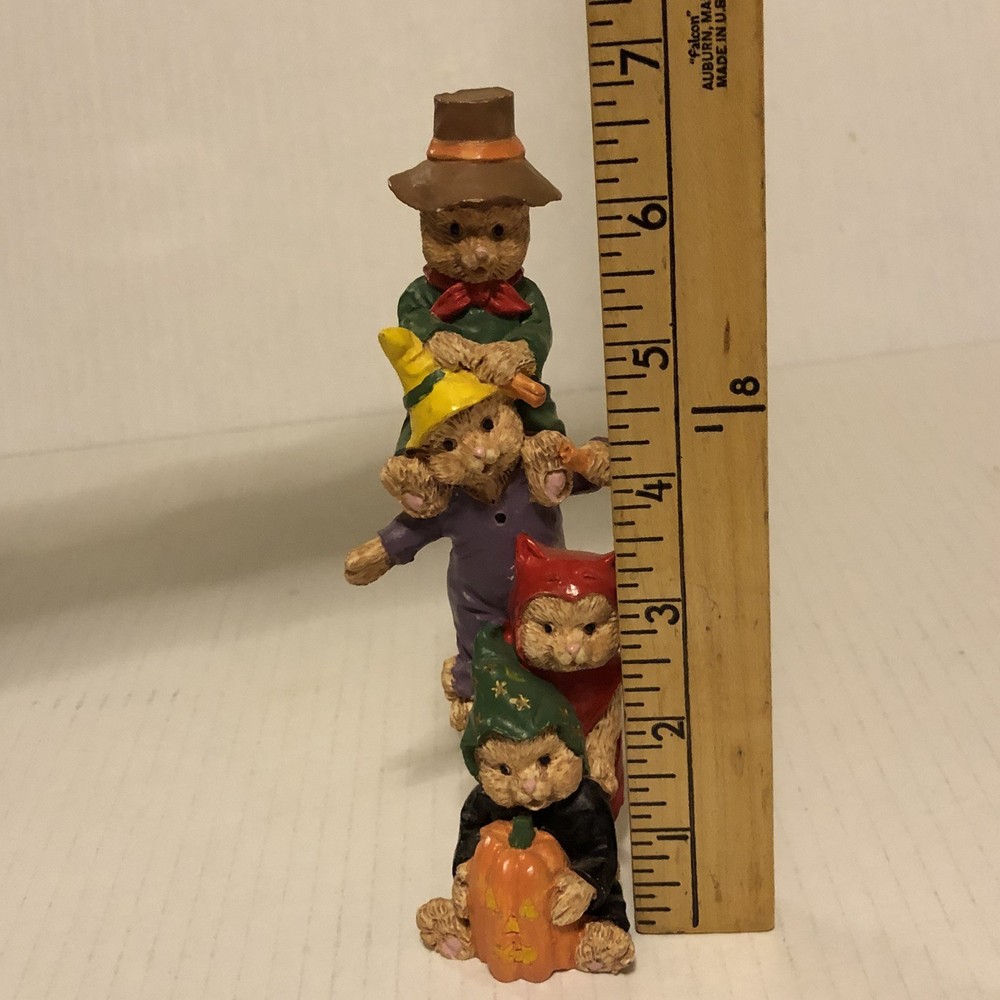 Fall Decor Bears Figurine, Stackable Bears Fall/Halloween Bears Figure