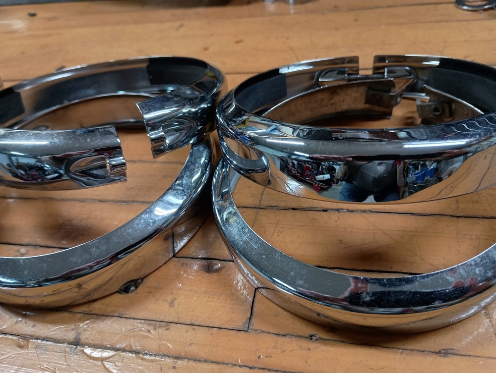 Harley Davidson 4.5" Chrome Passing Light Rings