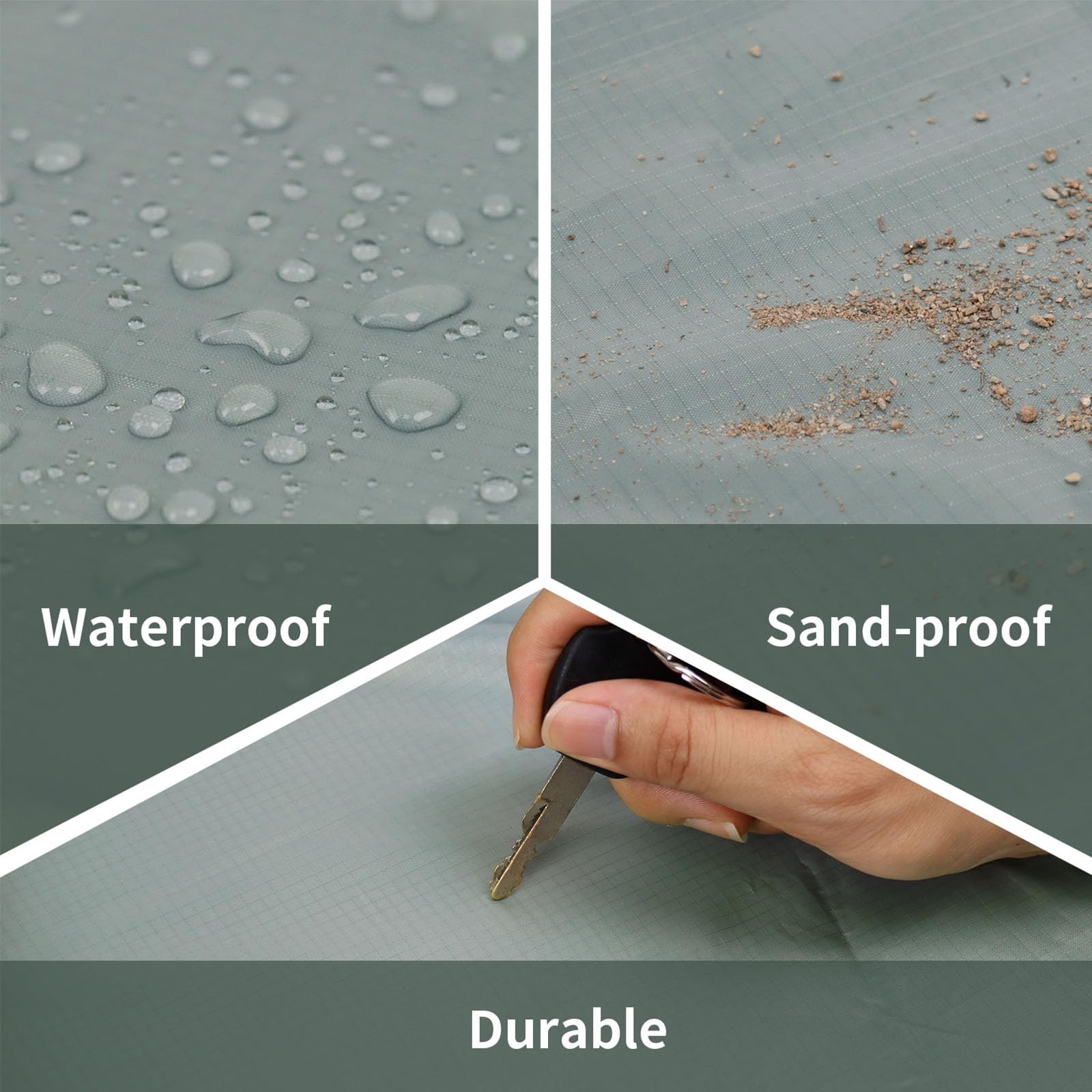 Frelaxy Pocket Picnic Blanket Waterproof Sandproof Beach Mat Compact Camping Tar