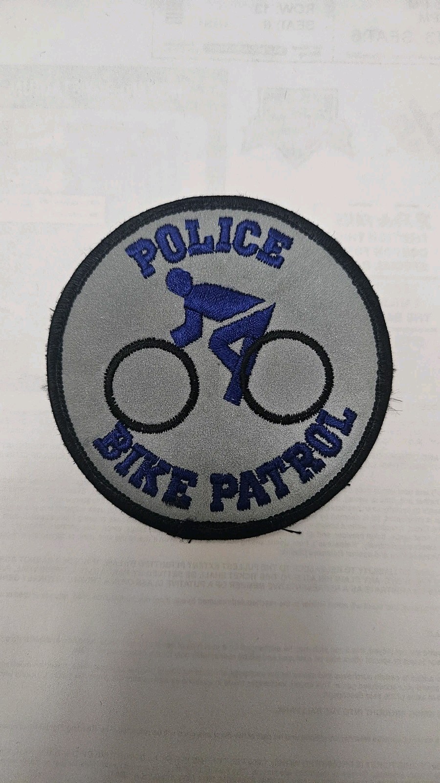 Police Bike Patrol Patch 3"