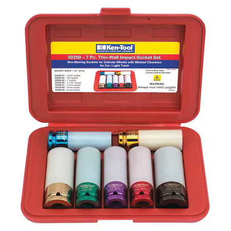 Ken-Tool 30259 Thin-Wall Impact Socket Set