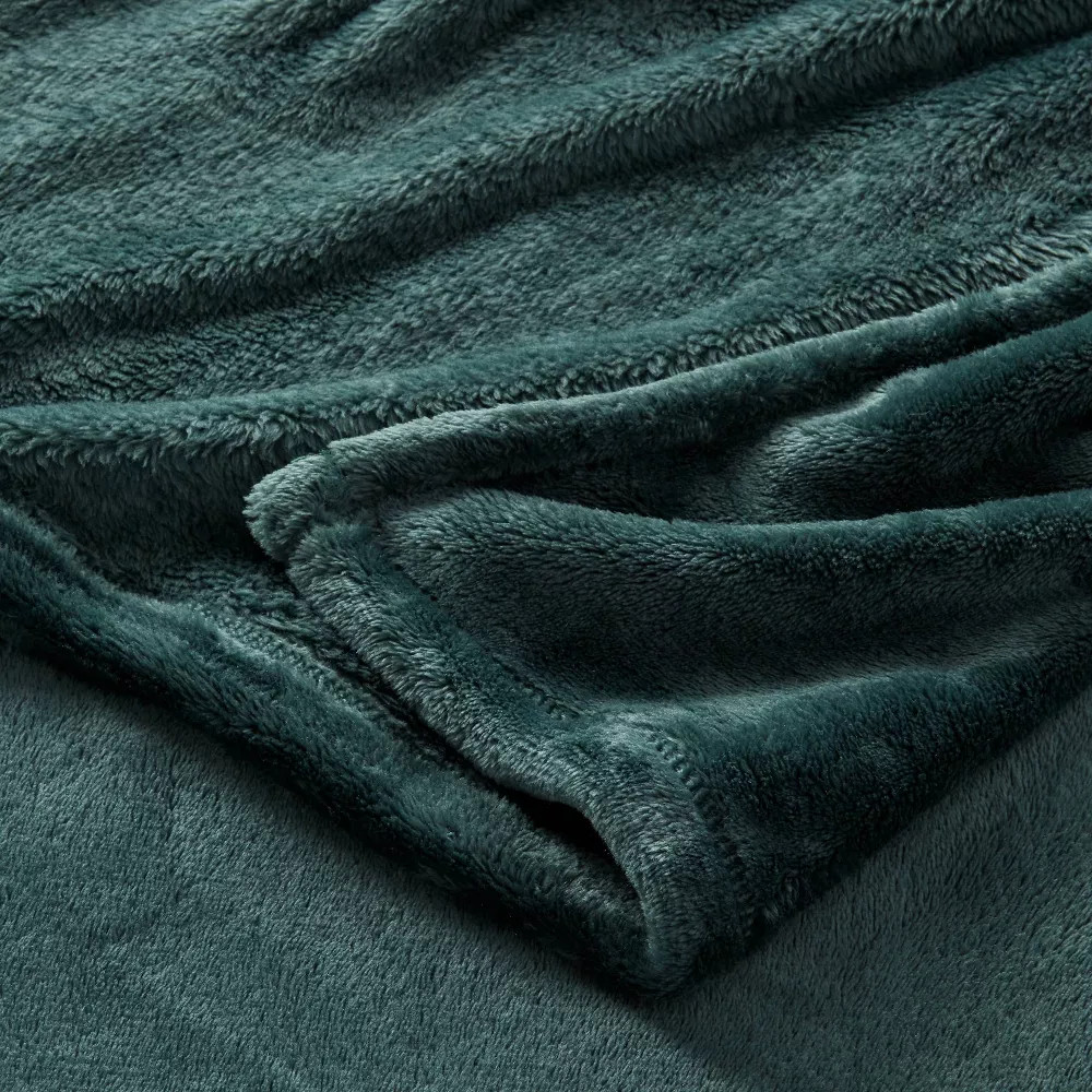 Threshold Microplush Throw Blanket - Pine Full/Queen 92x90 Oversized