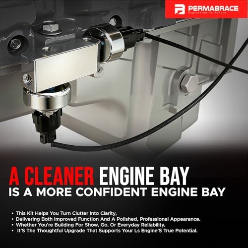 LS Engine Knock Sensor Relocation Bracket Kit - Compatible with 1997-2007 for