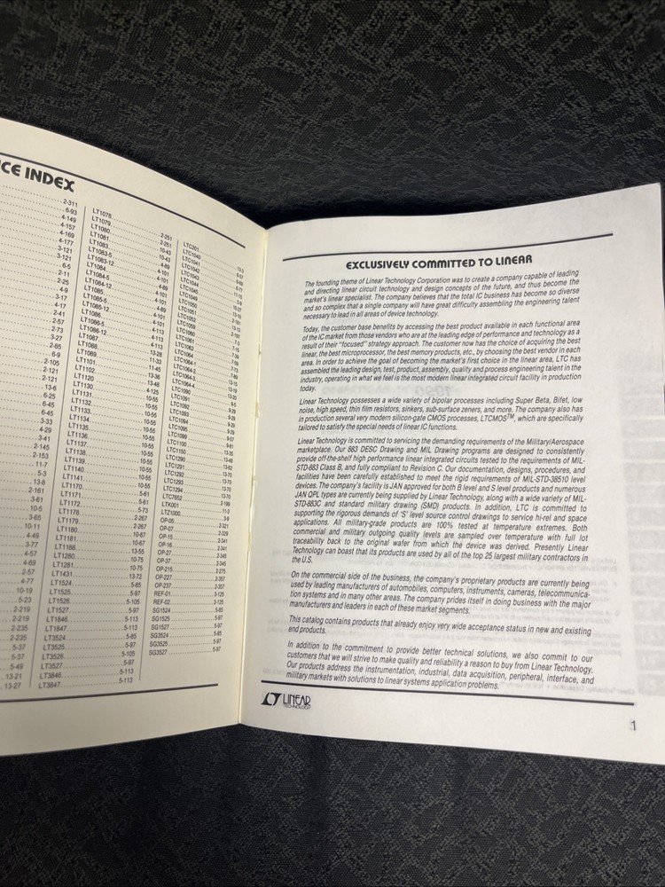 Linear technology 1990 linear data book