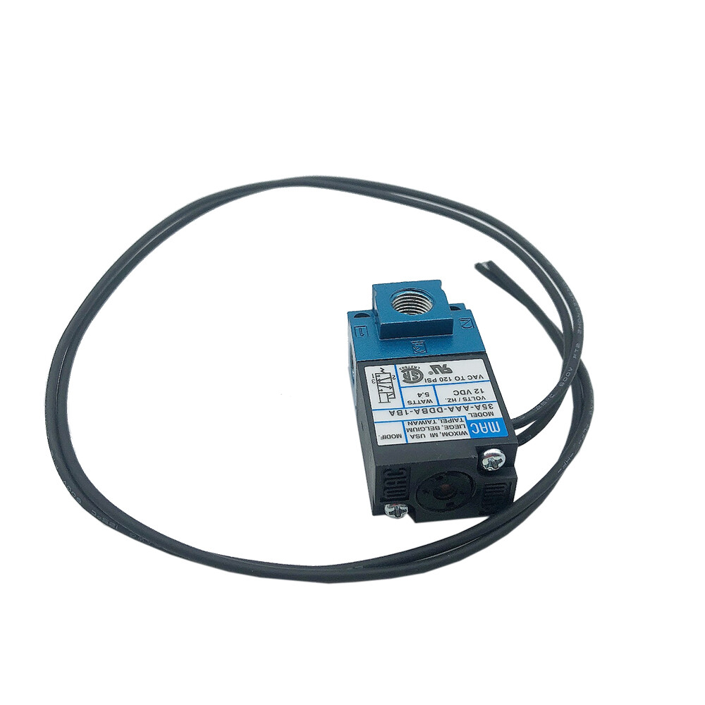 3 Port 12V MAC Electronic Boost Control Solenoid Valve W/ Brass Fittings PWM