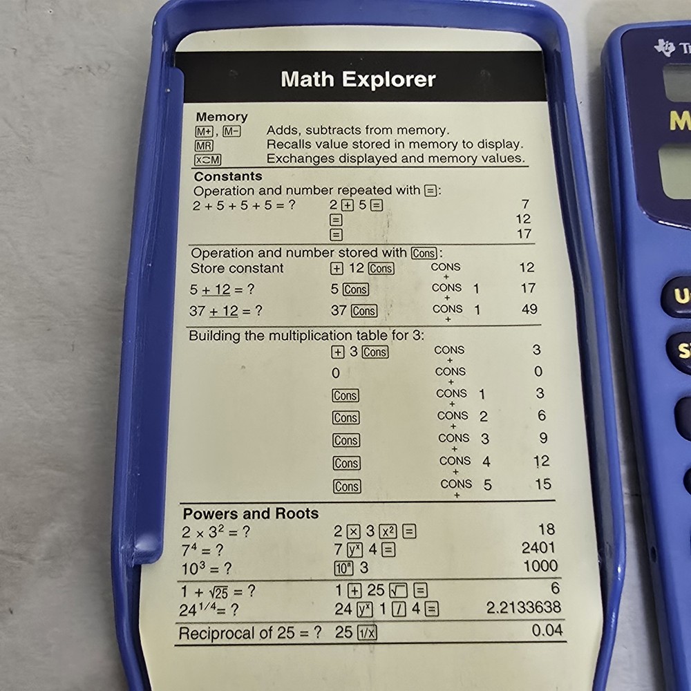 Learning Tools K-2 Math Base 10 Manipulatives Calculators Homeschool Tutor Class