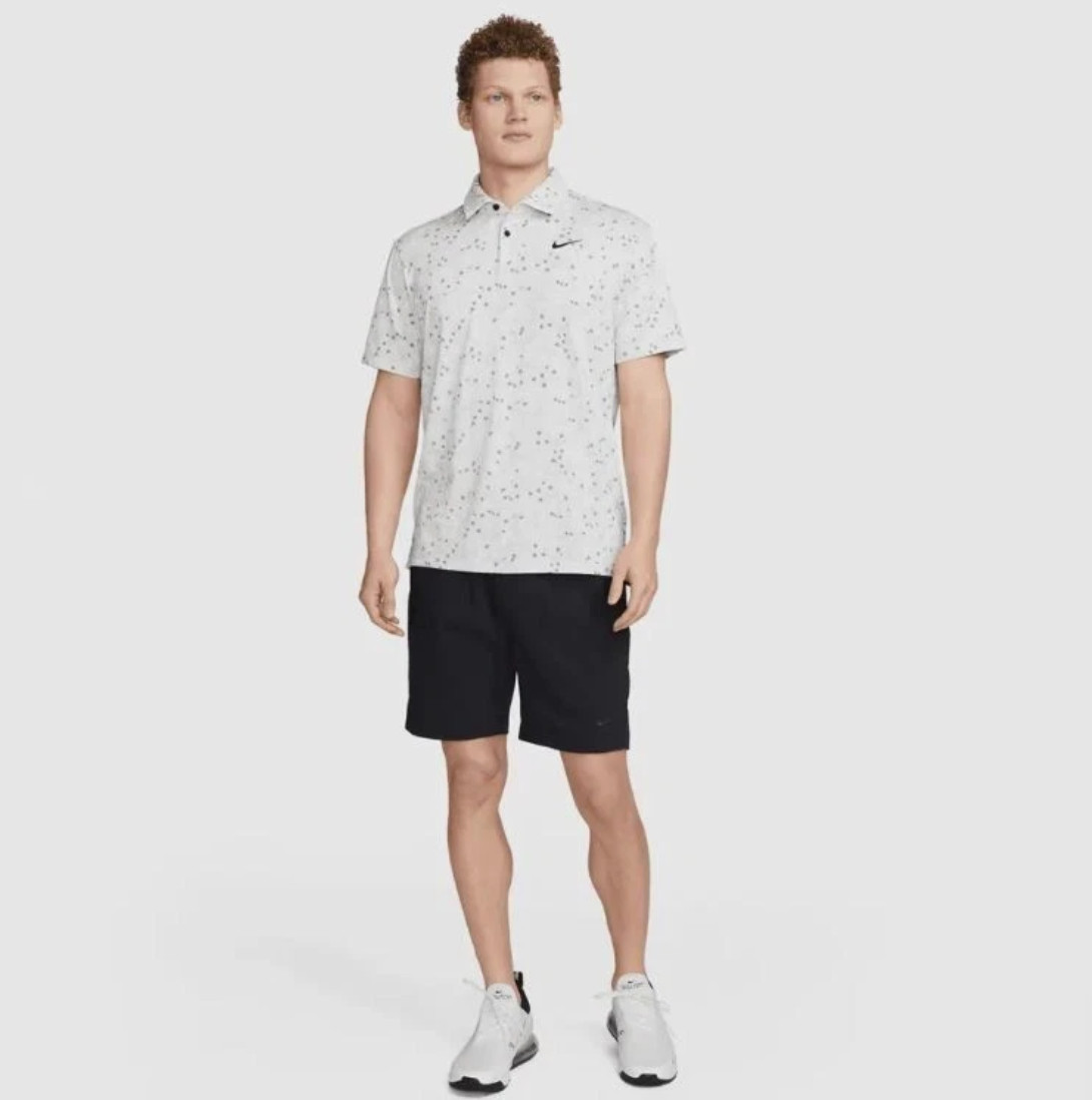 Nike Dri-FIT Victory Tour Floral Golf Polo DX6089 025 Photon Dust Various Sizes