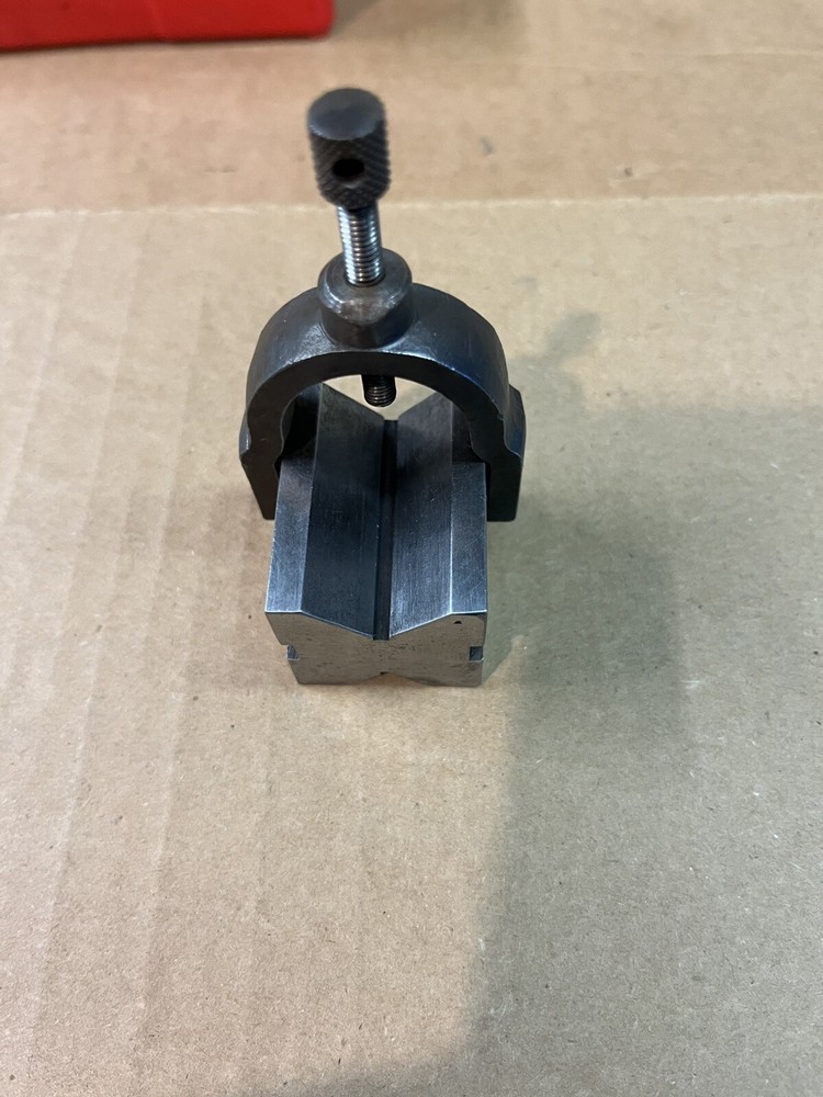Small Toolmaker V-block W/Clamp