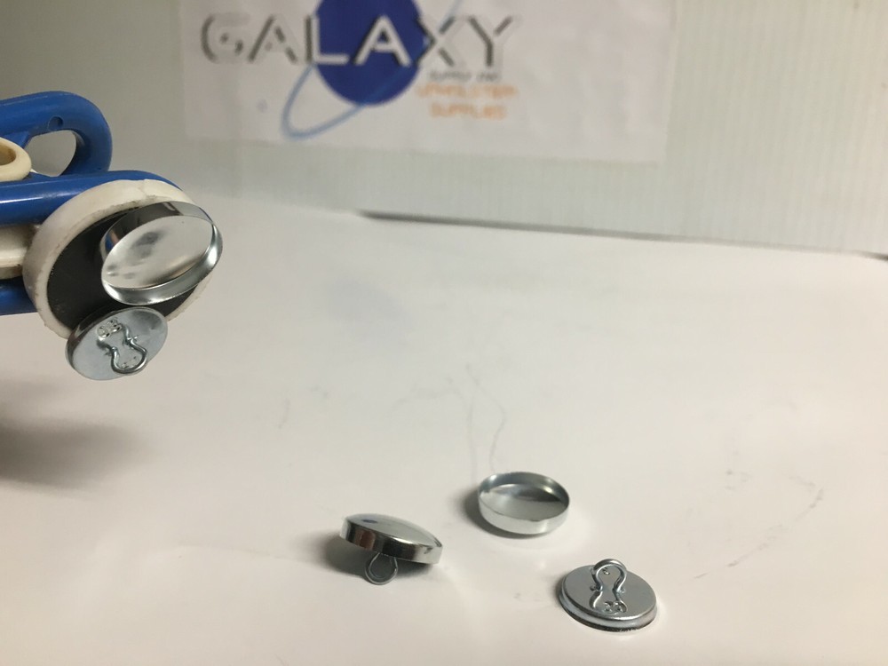Upholstery Button #30 Loop Back , 2 parts shell & back , sale by 500 sets.