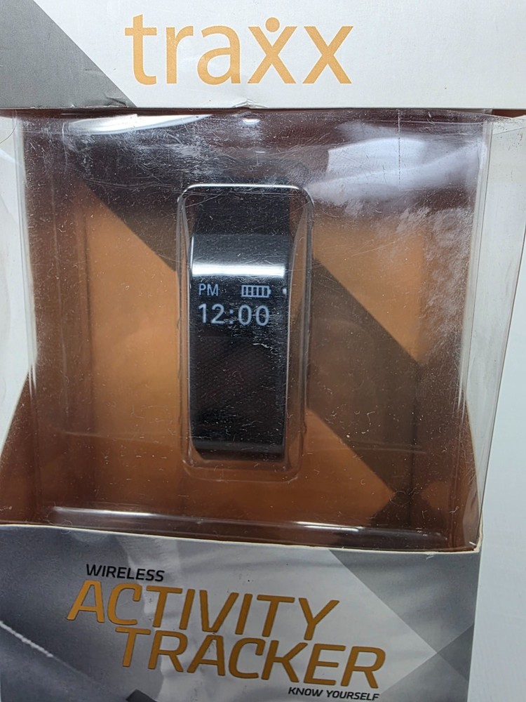 Traxx Bluetooth Wireless Activity Tracker Black Model# TRX220-DG