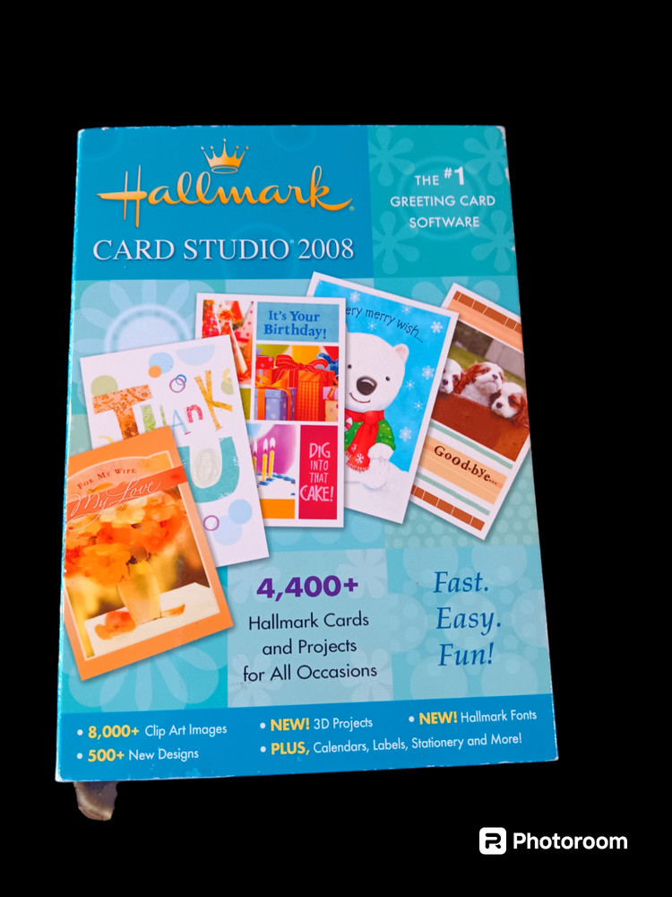 Hallmark Card Studio 2008 Open Box Sealed CDs