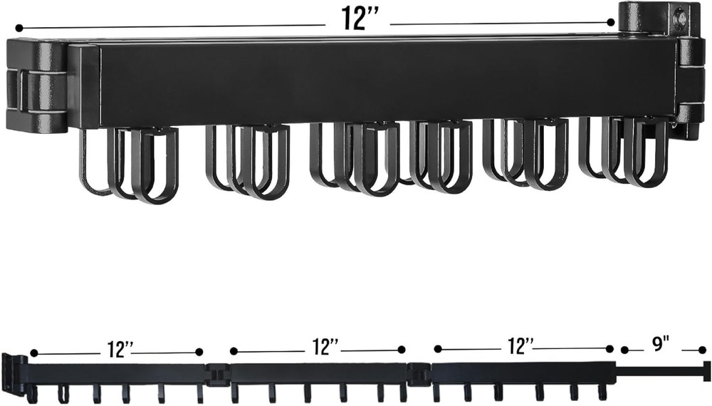 Foldable Wall-Mounted Clothes Drying Rack – Space-Saving Heavy-Duty Laundry Hang