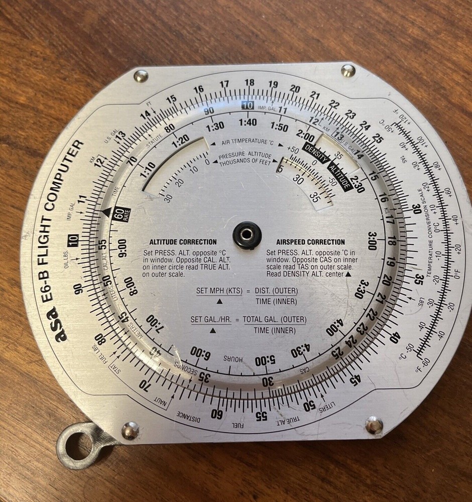 ASA-E6- B Flight Computer ( used )