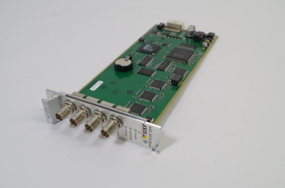 Axis 241Q Blade 0209-001-03 Video Server Rack 4-Channel Source Plug-In Module