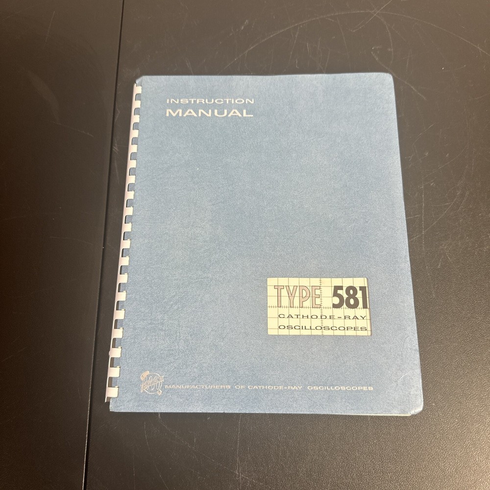 Tektronix Instruction Manual for Type 5819 Cathode-Ray Oscilloscopes