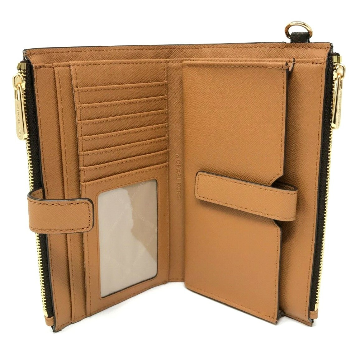 Michael Kors Jet Set Travel Double Zip Phone Wristlet Wallet