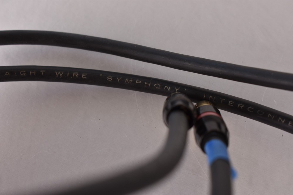 .5m Pair RCA Straight Wire Symphony Audio Interconnect Cables