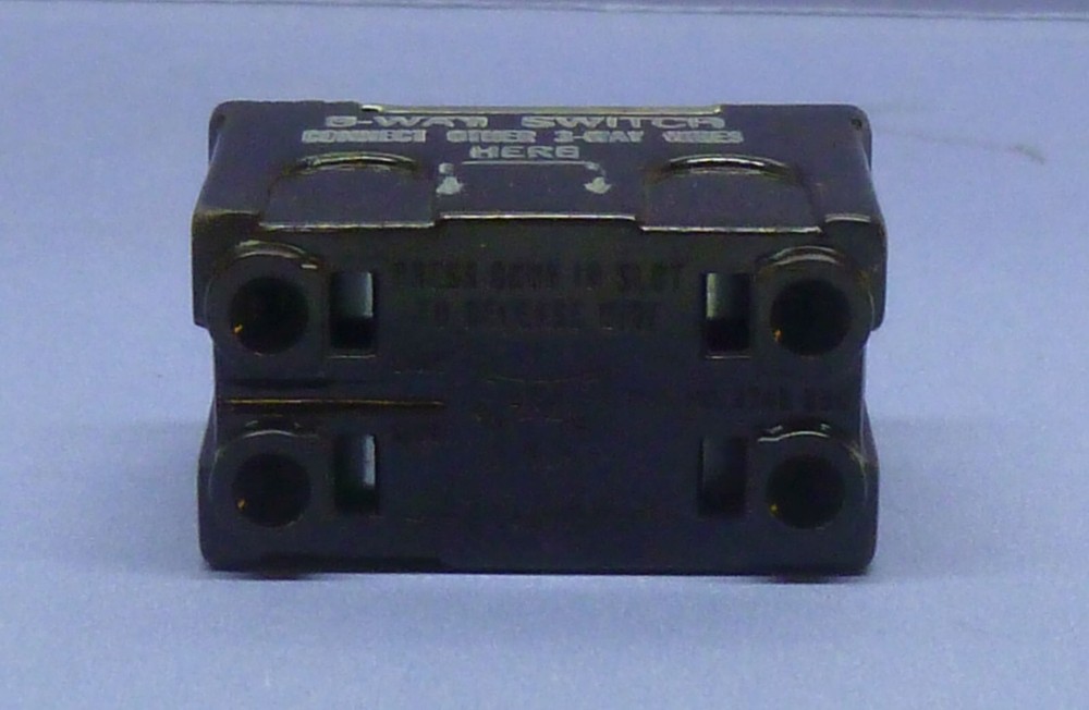 Vintage Brown 3-Way Toggle Quiet Light Switch Despard Interchangeable - Eagle