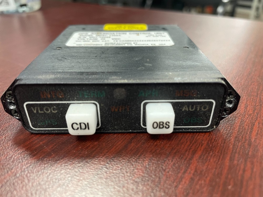 Mid-Continent MD 41-1468A GPS Annunciation Control Unit