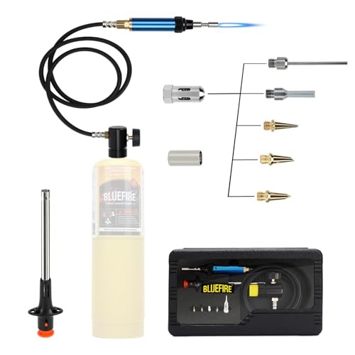 3' Hose MAP/MAPP Gas Soldering Mini Pen Torch Kit Multi-Function Pro Full Kit
