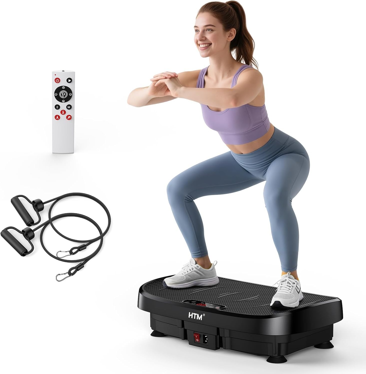 Vibration Plate Exercise Machine Power Vibrating Plate For Lymphatic Drainage