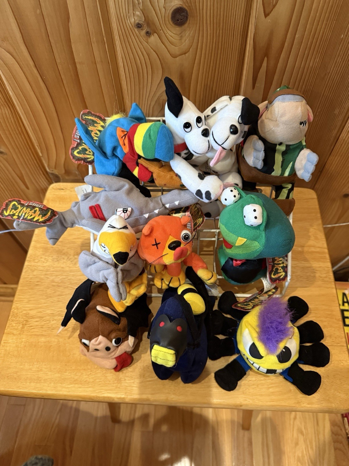 Meanies Plush Lot Of 17 Series 1 &2