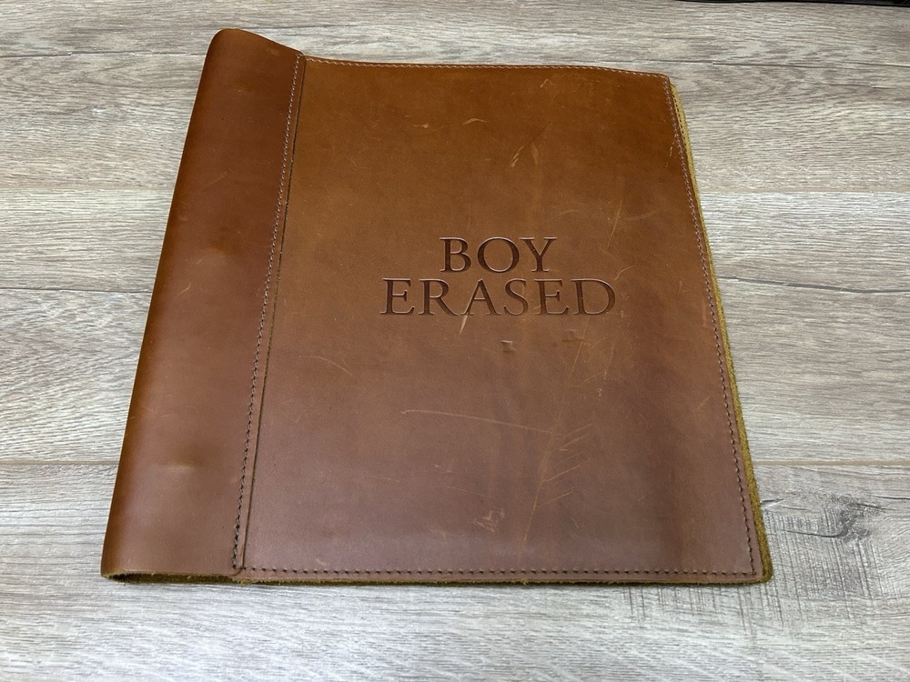 SIGNED AUTOGRAPHED Boy Erased Leather Bound Movie Script Screenplay