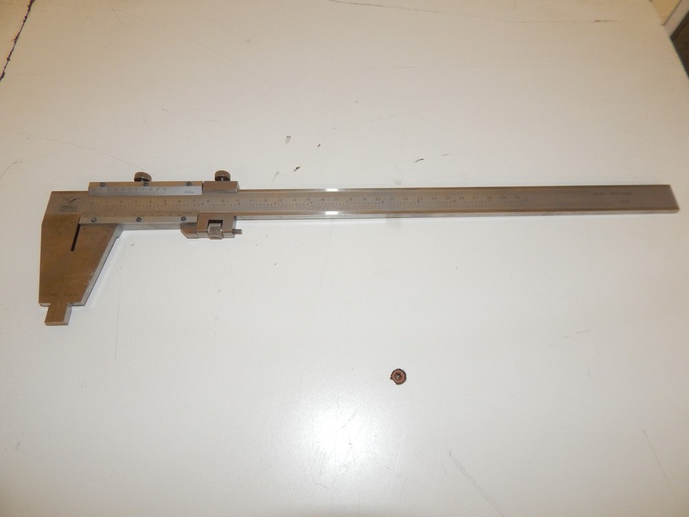 ^^ FOWLER VERNIER CALIPER 0-12" 3" JAWS (QBE55)
