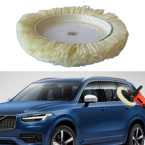 New 5 Inch Hook And Loop 3Pcs Polishing Pads Polishing Wool Buffer For Drill US