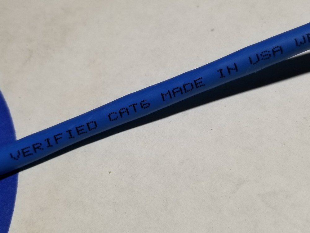 Commscope CS37P 23/4P Cat6 U/UTP WebTrak Plenum Network Cable CMP Blue /100ft